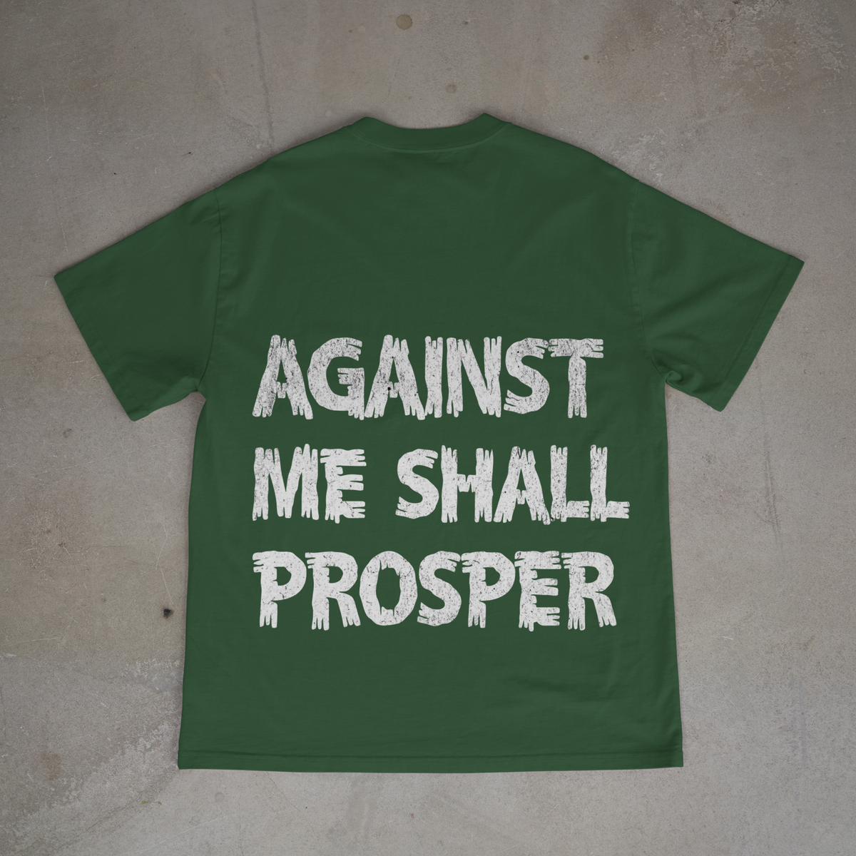 No Weapon Green T-shirt White
