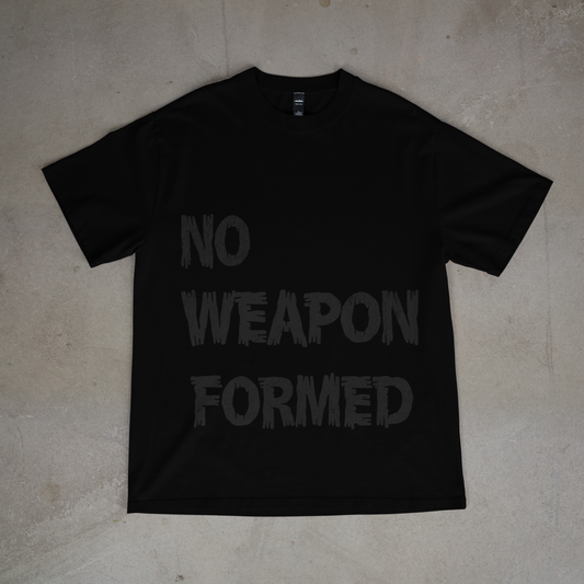 No Weapon Black T-shirt Black