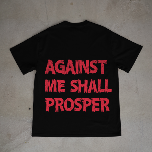 No Weapon Black T-shirt Red