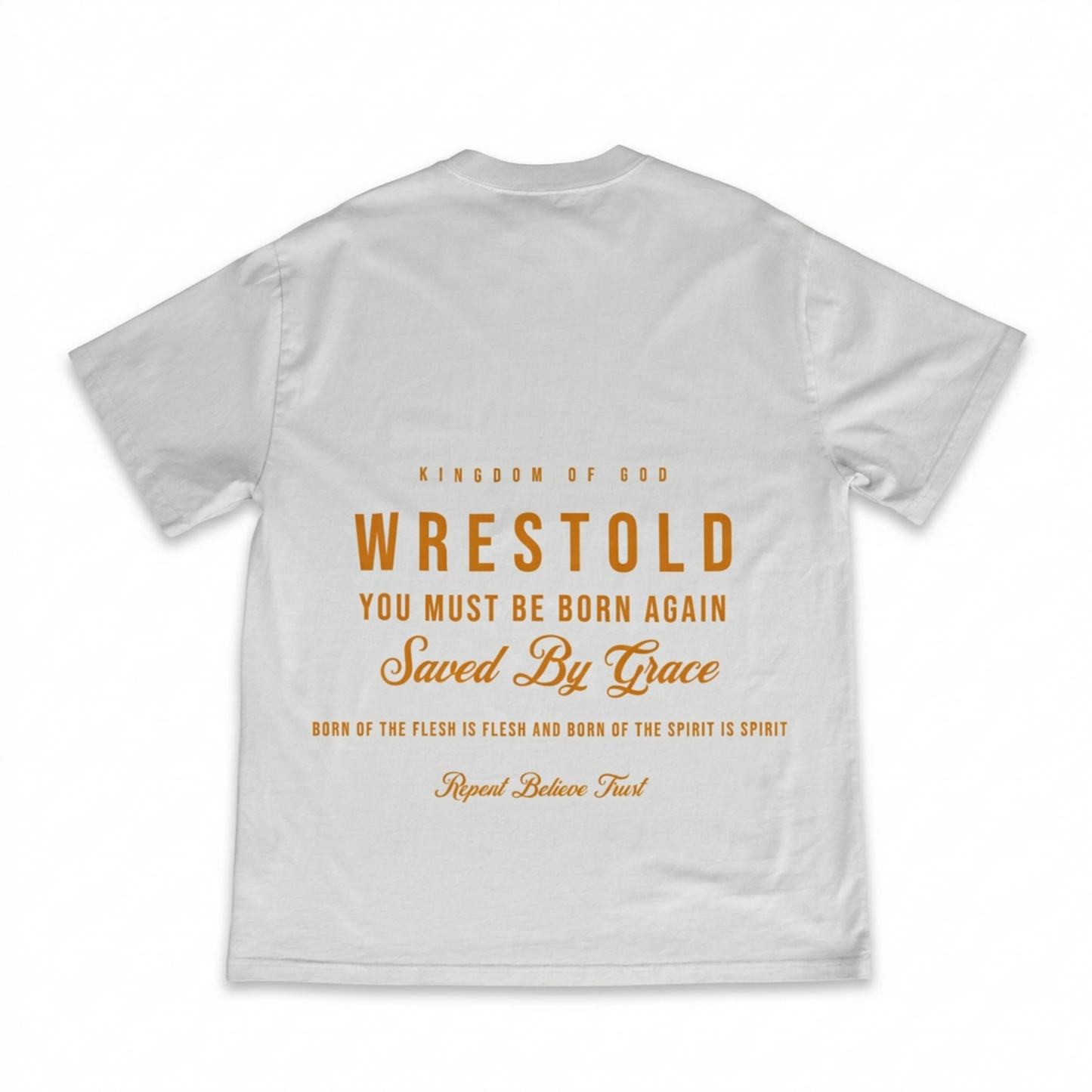 Born Again White Tee