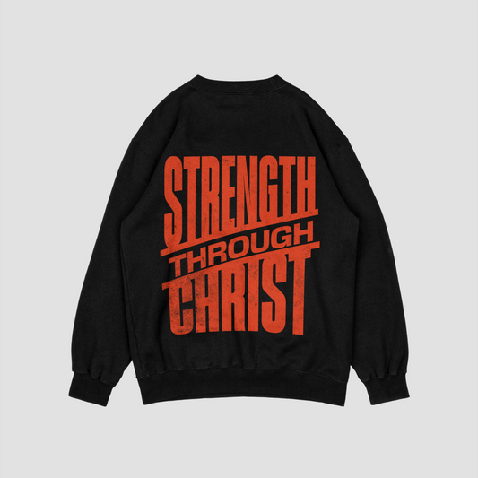 Strength Through Christ Black / Red Sweatshirt