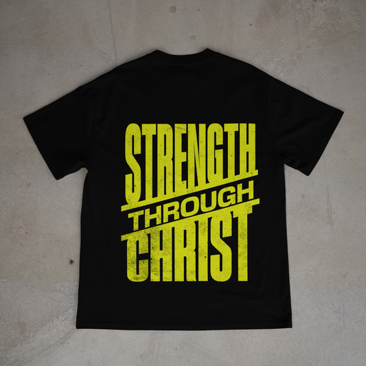 Strength Through Christ Black / Yellow T-shirt