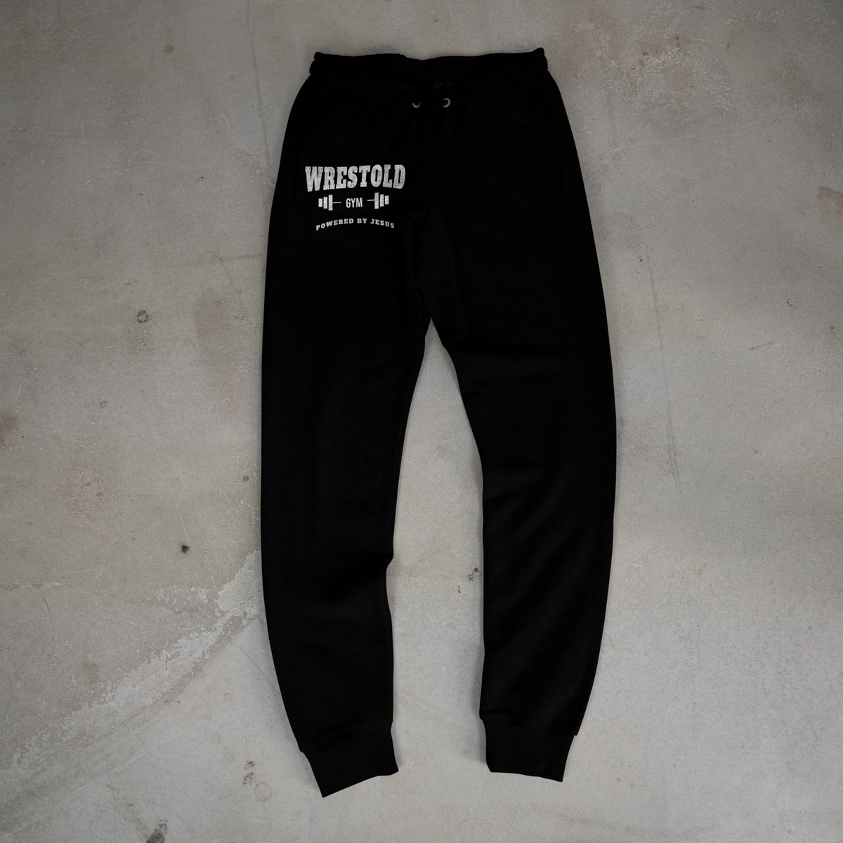 Powered By Jesus Black Joggers