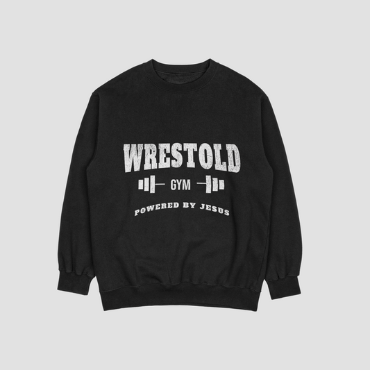 Powered by Jesus Black Sweatshirt