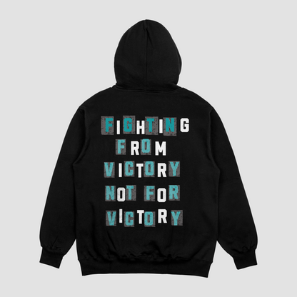 Fighting from Victory Maroon Hoodie