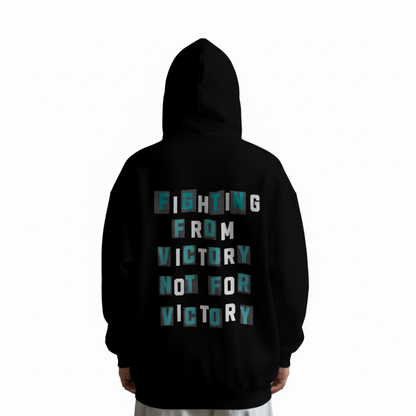 Fighting from Victory Maroon Hoodie