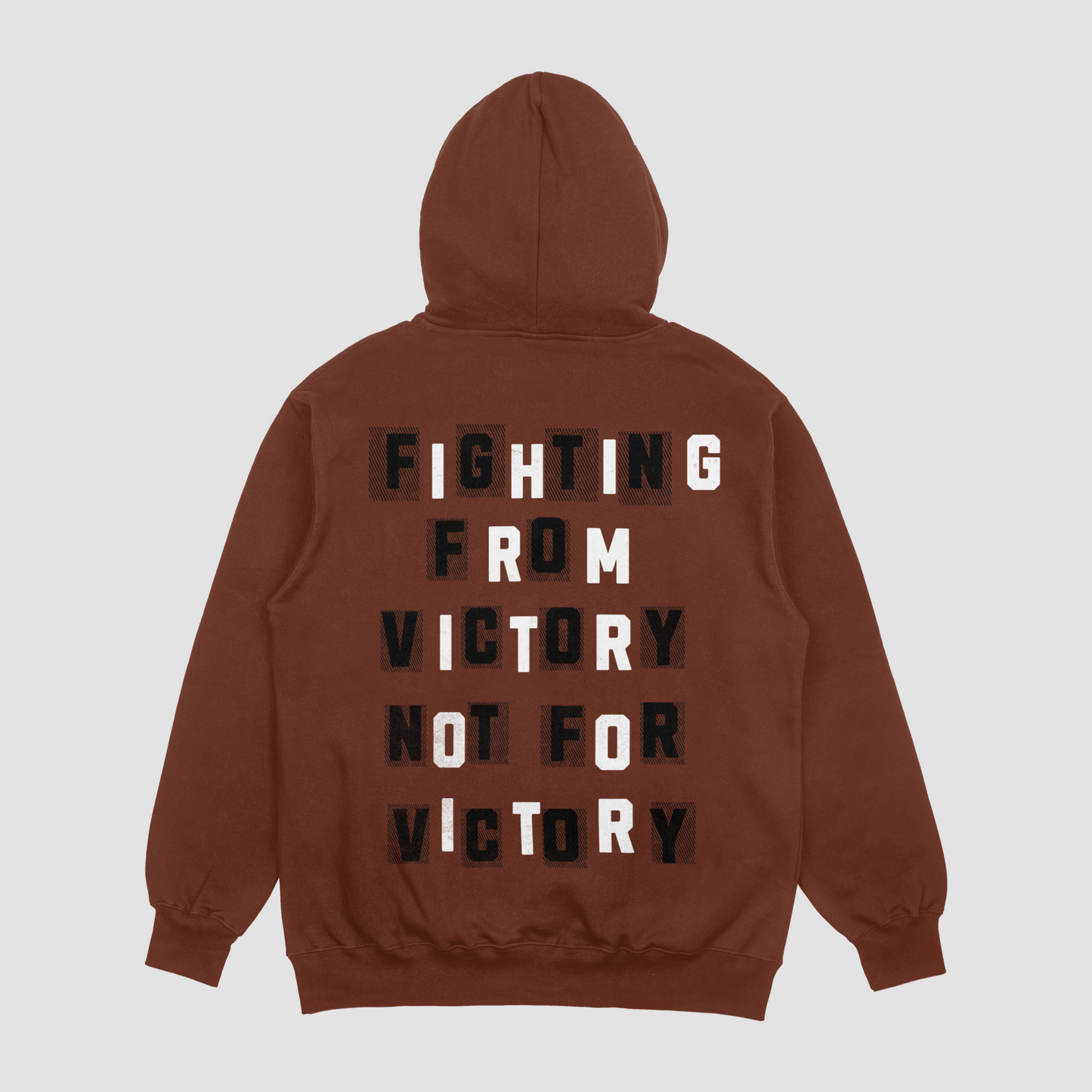 Fighting from Victory Maroon Hoodie