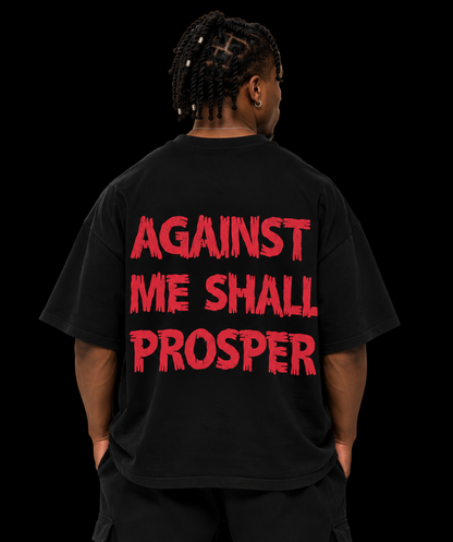 No Weapon Black T-shirt Red