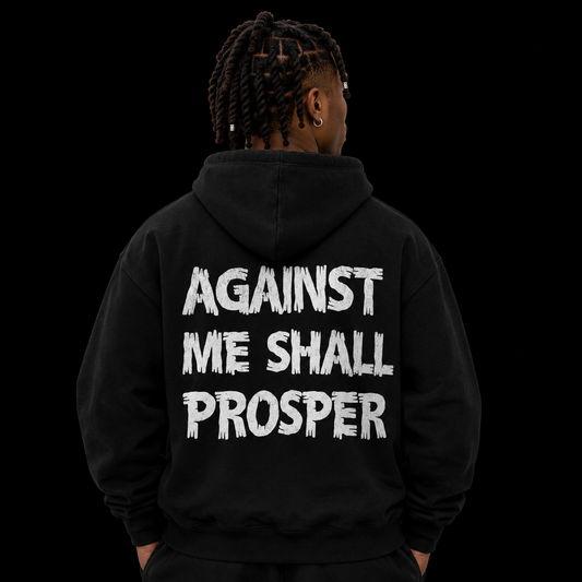 No Weapon Black Hoodie White