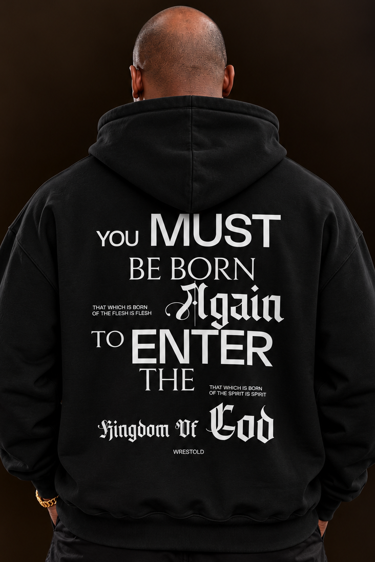 Born Again Black Hoodie