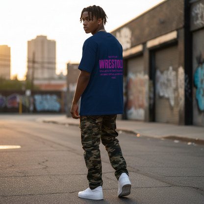 Ephesians 6:12 Blue Tee