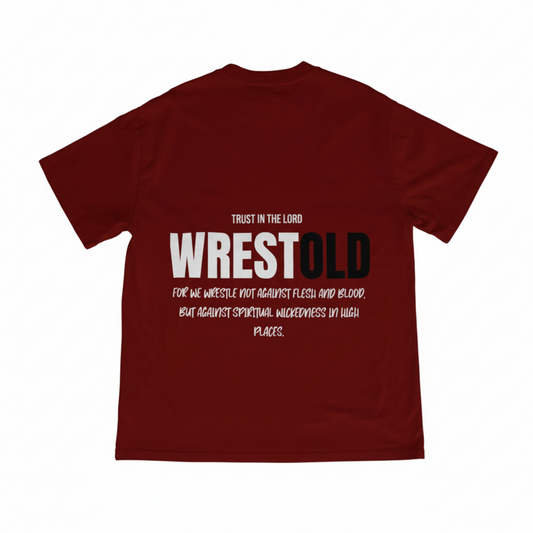 Ephesians 6:12 Red Tee