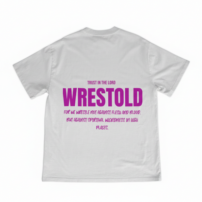 Ephesians 6:12 White Tee