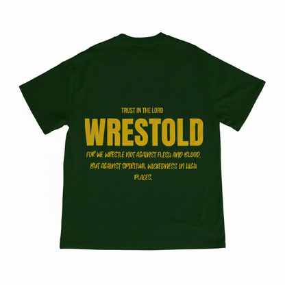 Ephesians 6:12 Green Tee