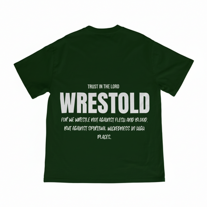 Ephesians 6:12 Green Tee