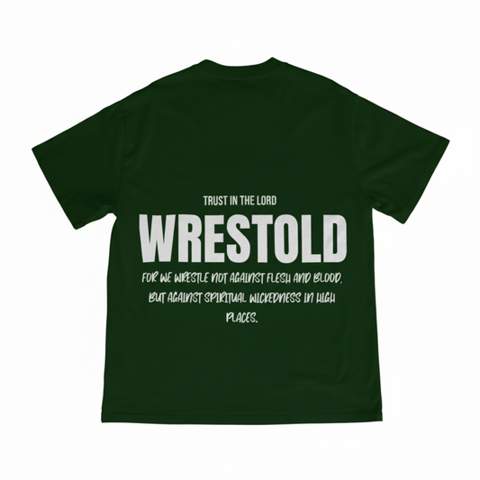 Ephesians 6:12 Green Tee