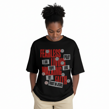 Fearless Living Black T