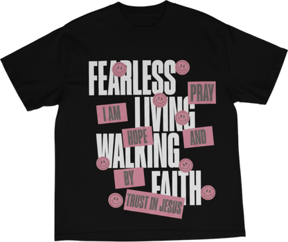 Fearless Living Black T