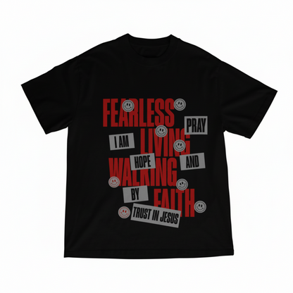 Fearless Living Black T