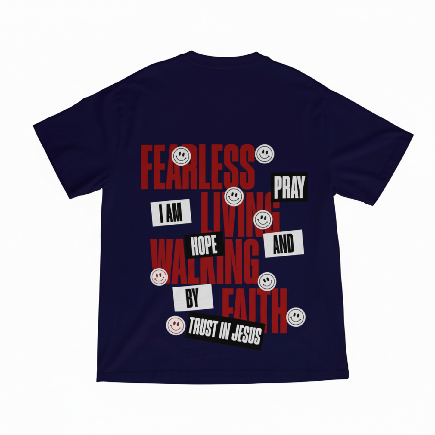 Fearless Living Blue T