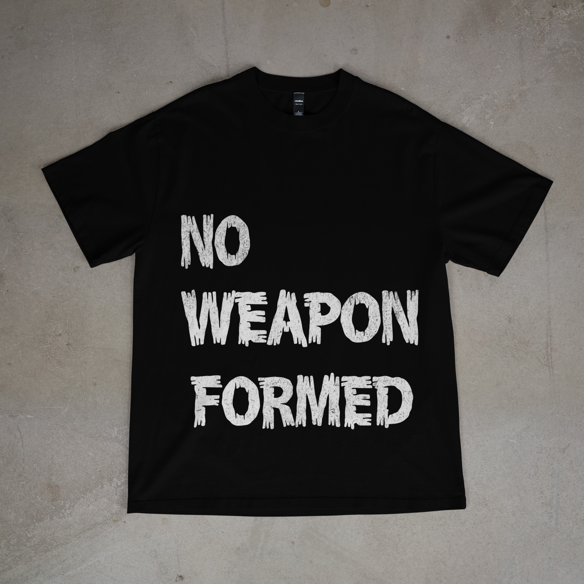 No Weapon Black T-shirt White