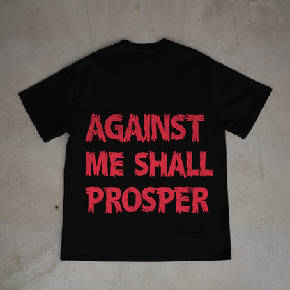 No Weapon Black T-shirt Red