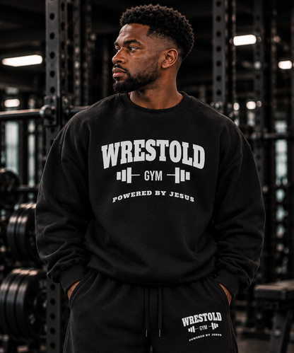 Powered by Jesus Black Sweatshirt