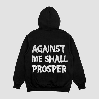 No Weapon Black Hoodie White
