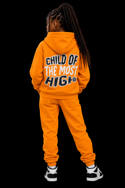 Child Of The Most High Orange Tracksuit