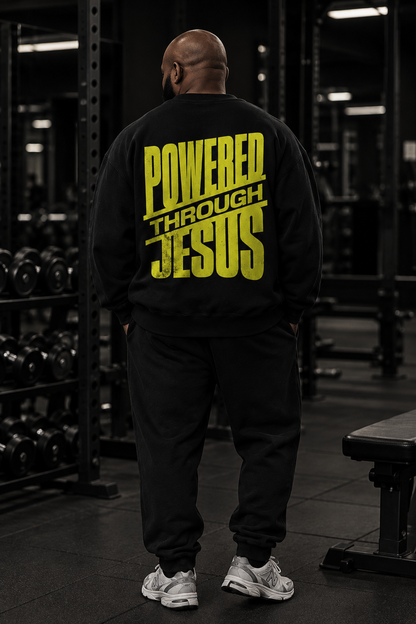Strength Through Christ Black / Yellow Sweatshirt