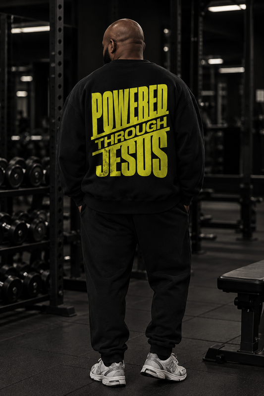 Strength Through Christ Black / Yellow Sweatshirt