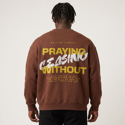 Thessalonians 5:16 Maroon Sweatshirt