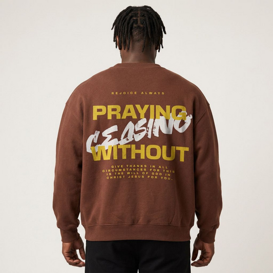 Thessalonians 5:16 Maroon Sweatshirt