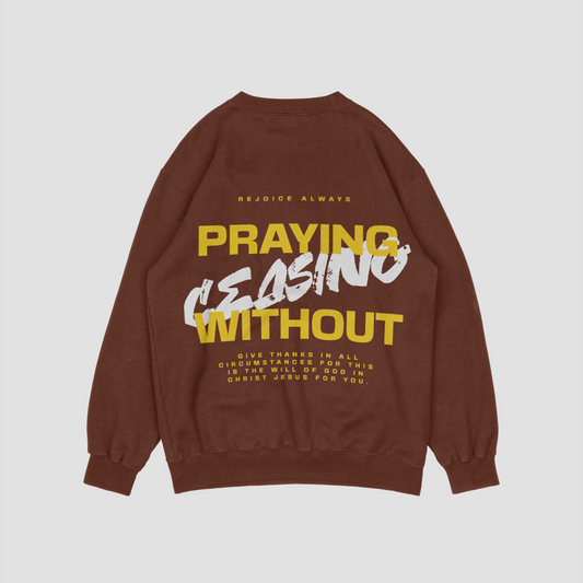 Thessalonians 5:16 Maroon Sweatshirt