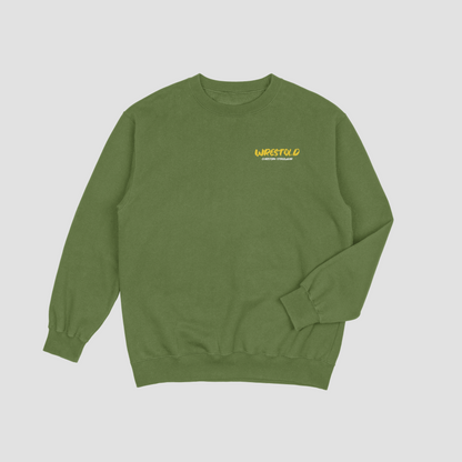 Praying Without Ceasing Green Sweatshirt
