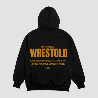 Ephesians 6:12 Black Hoodie