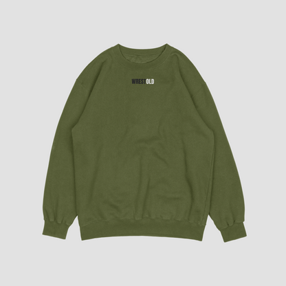 Ephesians 6:12 Green Sweatshirt