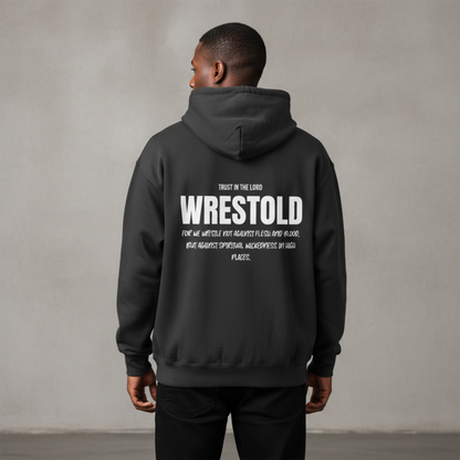 Ephesians 6:12 Grey Hoodie