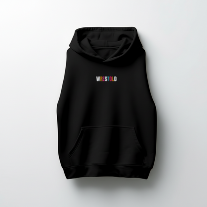 Ephesians 6:12 black Multicolour Hoodie