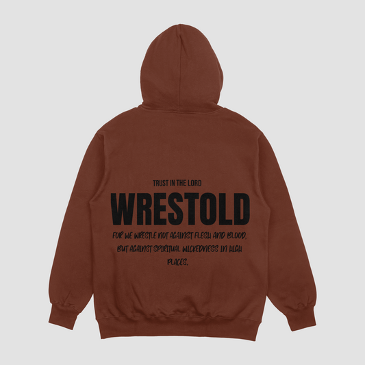 Ephesians 6:12  Maroon Hoodie