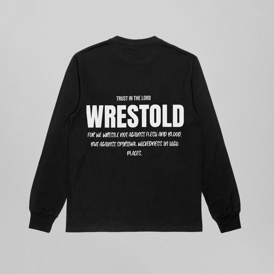 Ephesians 6:12 Black Sweatshirt
