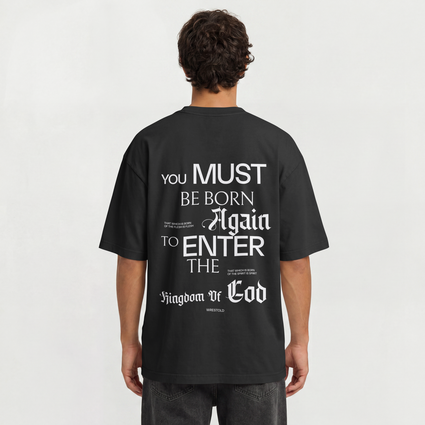 Born Again Black Tee