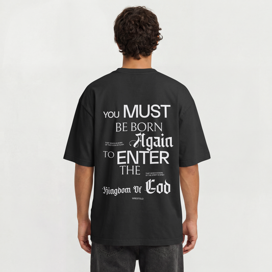 Born Again Black Tee