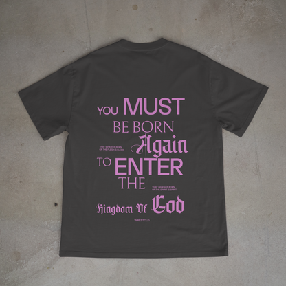 Born Again Grey Tee