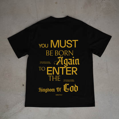 Born Again Black Tee