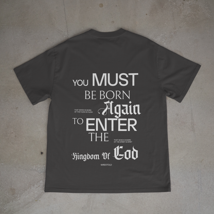 Born Again Grey Tee