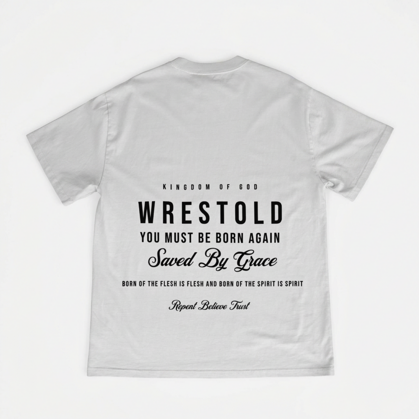 Born Again White Tee