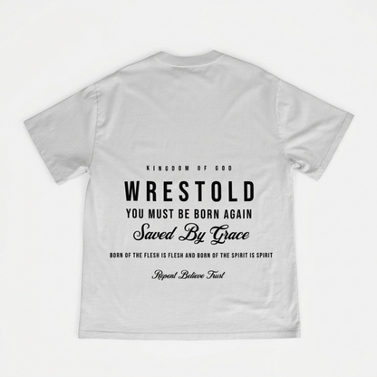 Born Again White Tee