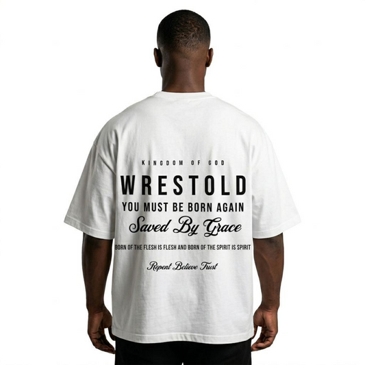 Born Again White Tee