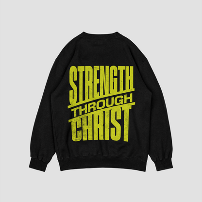 Strength Through Christ Black / Yellow Sweatshirt